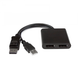 4K 2-ports DisplayPort splitter, USB