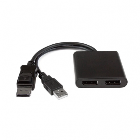 4K 2-ports DisplayPort splitter, USB