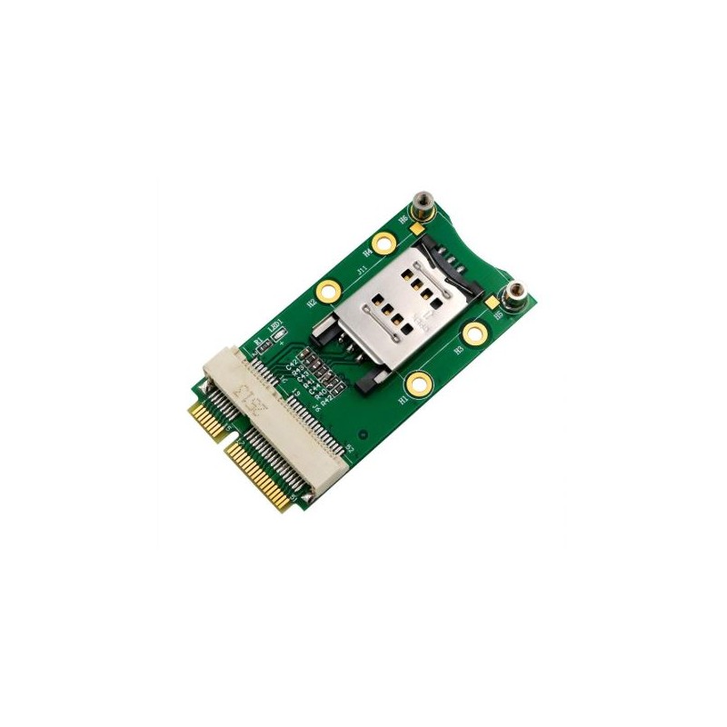 Mini PCI-E-adapter med SIM-kortplats för 3G / 4G, LTE WWAN, GPS kort, Mini PCI-e-adapter