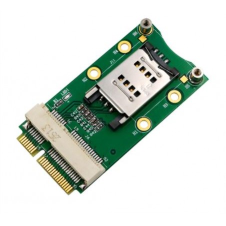 Mini PCI-E-adapter med SIM-kortplats för 3G / 4G, LTE WWAN, GPS kort, Mini PCI-e-adapter