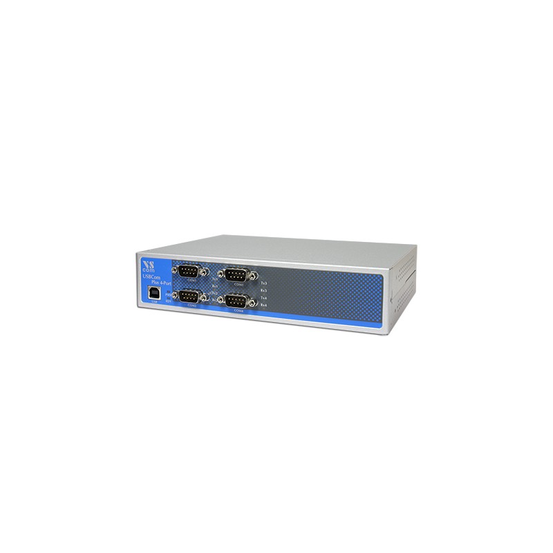 USB-4COM Plus ISO, RS232 via USB, RS422 via USB, RS485 via USB, Seriell via USB