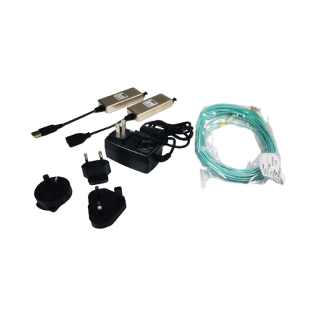 USB 2.0 Fiber Extender, LC Multi-läge, 200m