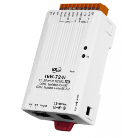MODBUS / TCP master Serial RTU Slav, Gateway, 1 x RJ45 1 x RS232 1 x RS485