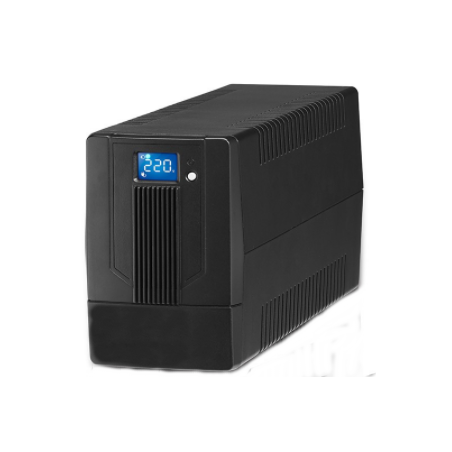1000VA/600W UPS, nödströmförsörjning, inkl. 2 batterier, linjeinteraktiv