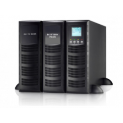 6kVA / 5,4kW Professional UPS med add-on batterilådor. On-line och verkliga sinus. Rack / Tower
