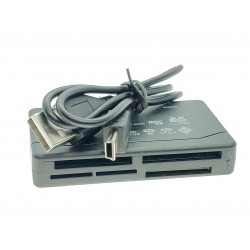 USB 2.0 flashkortläsare, TF, CF, SD, Mini SD, SDHC, MMC, MS, XD multi