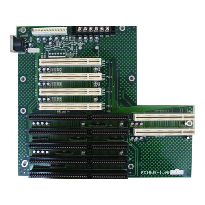IEI Backplane PCI-8S-RS-R40 med 2 x ISA, 4 x PCI, 2 x ISA / PCI