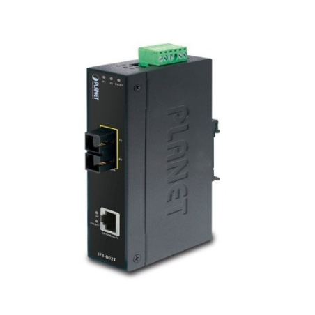 PLANET IFT-802T Media Converter RJ45 till fiber, RJ45 10 / 100Mbit, 100Mbit fiber Multimode, SC