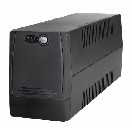 1500VA / 900W UPS oavbruten strömförsörjning, inkl. 12V-batterier, line-interaktiv