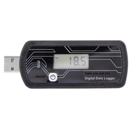 USB-temperaturlogger, drivs batteri för medicinska, farmaceutiska, jordbruks- frukt och grönsaker