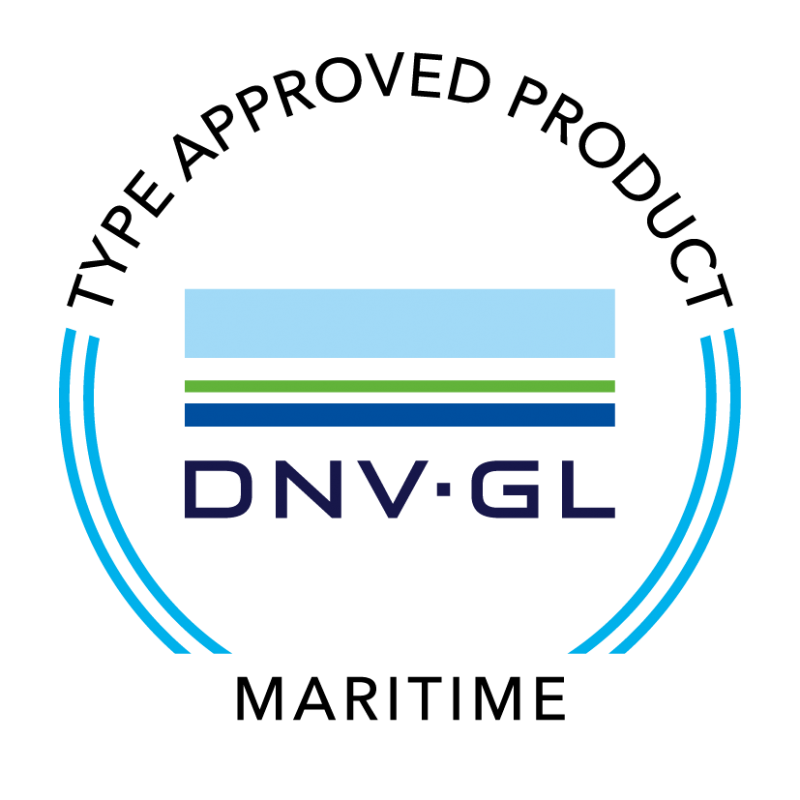 5 port DNV.GL marin godkänd switch. 5 x 10/100Mbit. Robust och kompakt