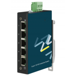 5 port DNV.GL marin godkänd switch. 5 x 10/100Mbit. Robust och kompakt