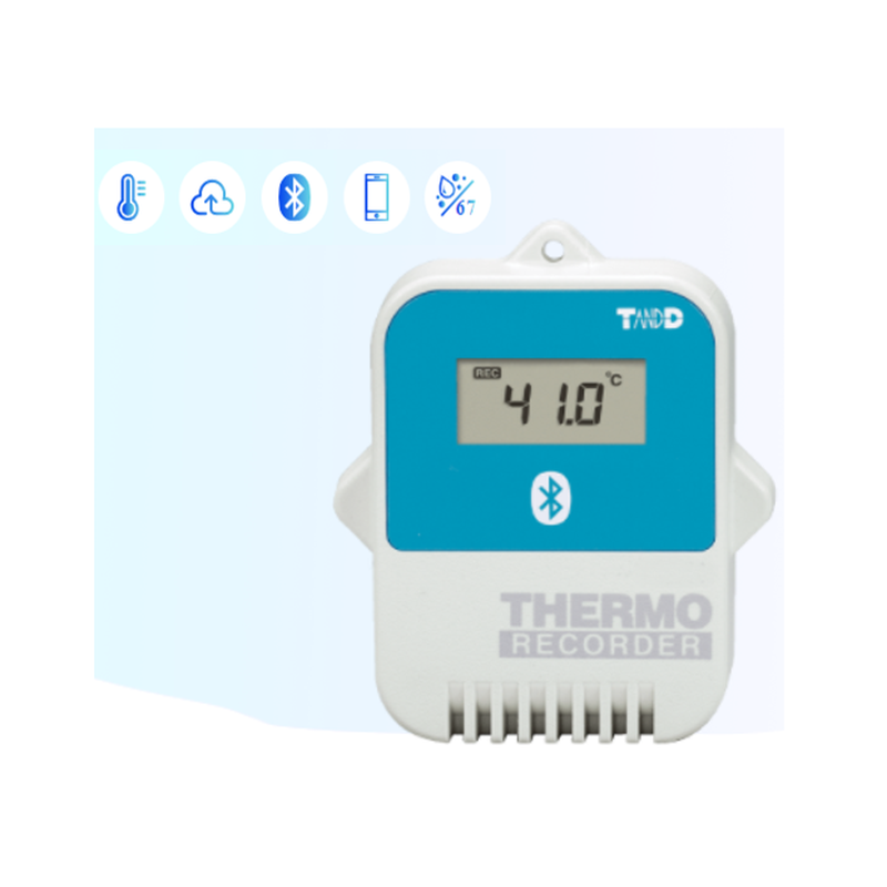 Temperatur datalogger med Bluetooth, professionel som er IP67 vandtæt til batteridrift - T&D TR41