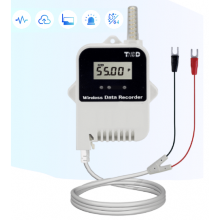 1 kanal pulsräknande datalogger. Område: 0 - 27V. Wireless till datainsamlaren. Max. frekvensen är 3,5kHz