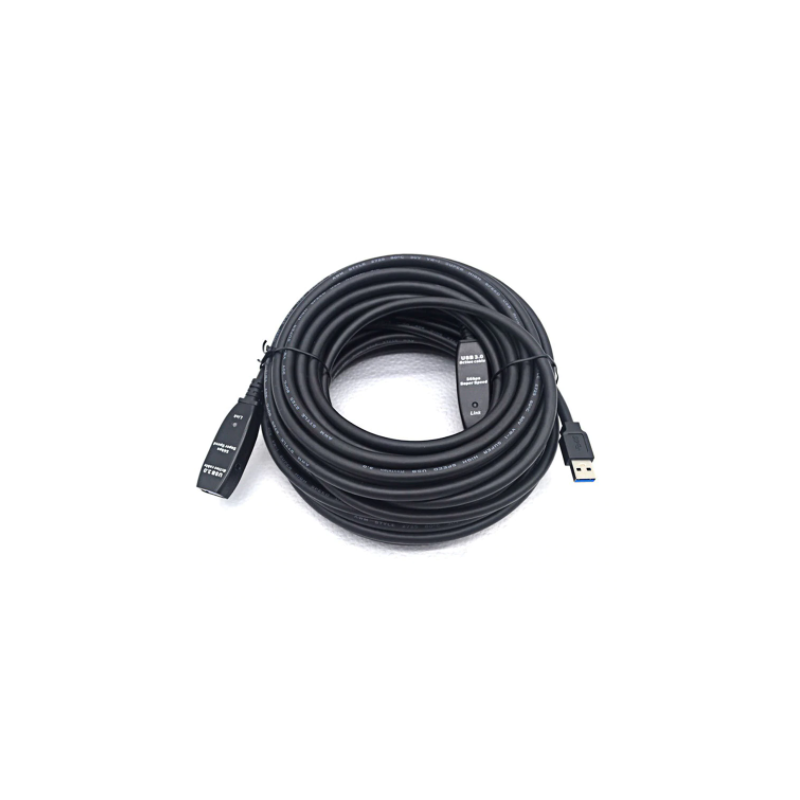 10m Active USB 3.0 förlängningskabel med signalförstärkare