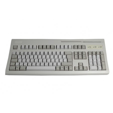Tangentbord med DK/S/N-tangenter och med magnetisk kortläsare för spår 1, 2 och 2 PS/2. USB-emulering med adapter