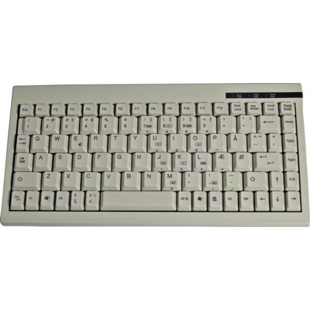 PS/2 minitangentbord 89 tangenter - Beige - Svenskt teckenuppsättning