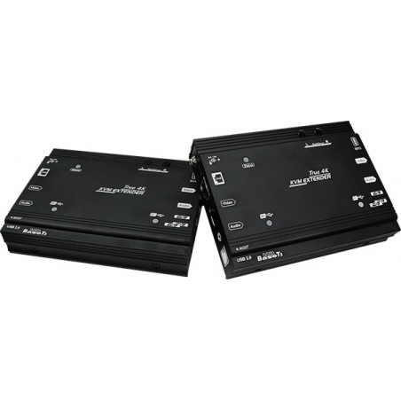 4K / 8K HDMI KVM-förlängare booster 4K 60Hz HDMI2.0 av RJ45 / CAT 6e / 7 USB, RS232 av POH upp till 100M