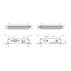 4G LTE RS232 RS485 seriellt modem