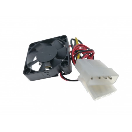 Kompakt 12VDC 40x40x10mm fläkt - 6000RPM, Tyst 25dB