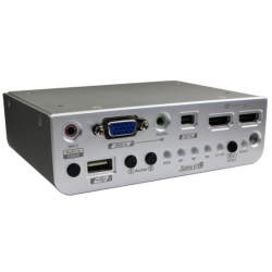 4K Multi videoingång till HDMI-utgång och förlängare upp till 100 meter. HDMI, Displayport, VGA