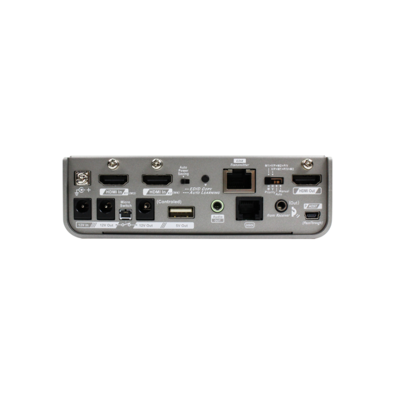 4K Multi videoingång till HDMI-utgång och förlängare upp till 100 meter. HDMI, Displayport, VGA