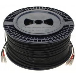 Armerad fiberkabel 150m, Multi Mode, SC-SC, OM3