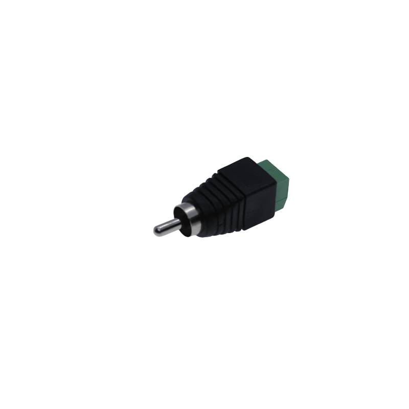 Phono RCA plugg skruv terminal sladd adapter