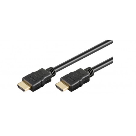4K HDMI™ höghastighetskabel med Ethernet (4K@60Hz) 1m