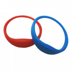 RFID TAG 125kHz EM, silikonarmband blå IP68