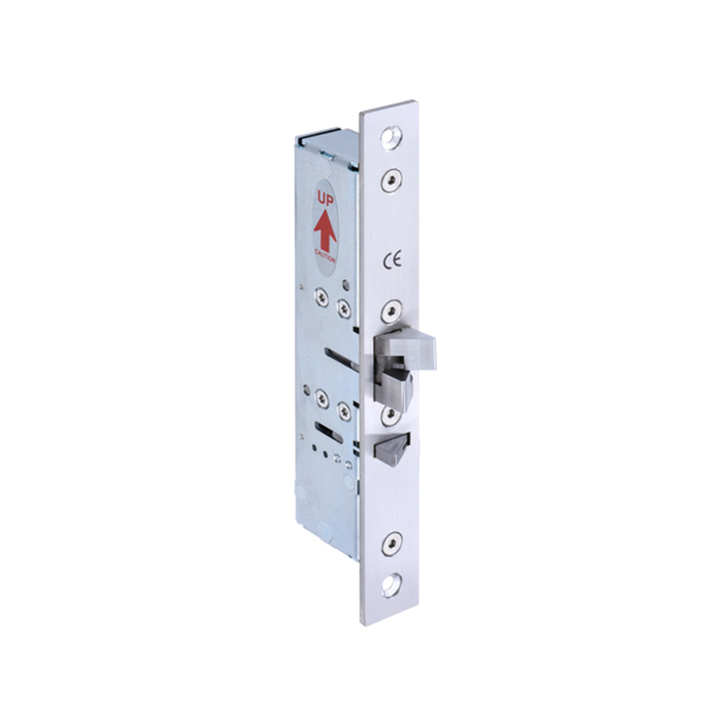 Elektrisk låsbox för enkel- och dubbelverkande svängdörr 272 kg. 24mm hus, 25mm face platta. 28mm post