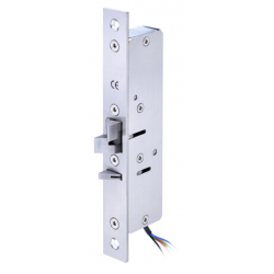 Elektrisk låsbox för enkel- och dubbelverkande svängdörr 272 kg. 24mm hus, 25mm face platta. 28mm post