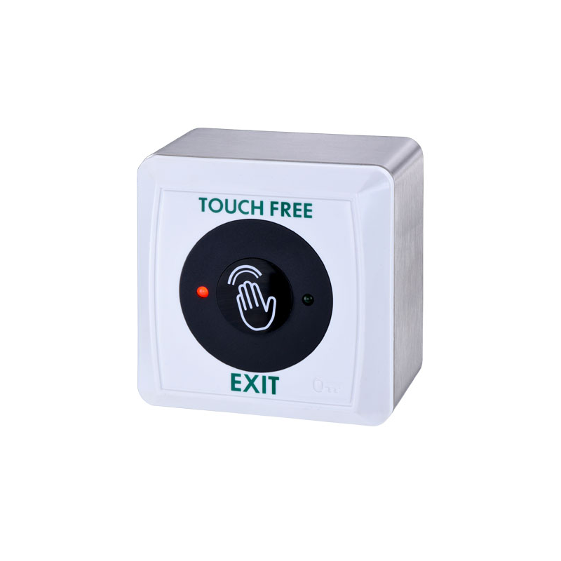 Touchfri elektrisk utgångskontakt med IR-rörelsessensor. Till 15 cm. Hold-timer