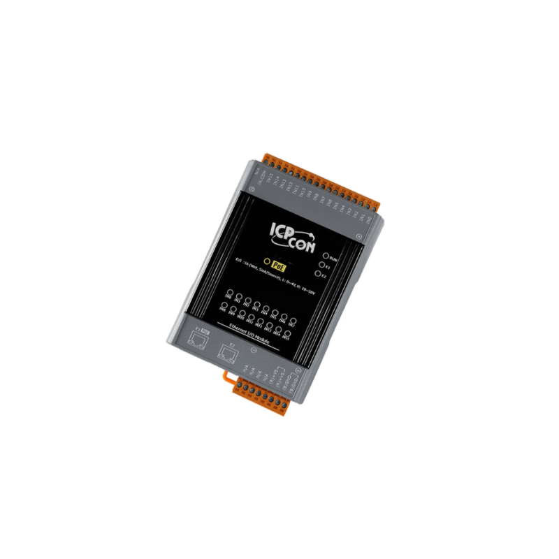 16 x Digitala ingångar med våtkontakt Modbus TCP/UDP