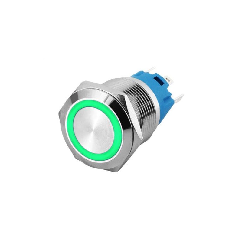 Metallknapp med LED