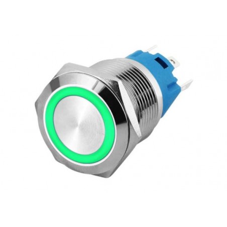 Metallknapp med LED