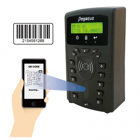 Tillgångskontroll med QR-skanner och RFID