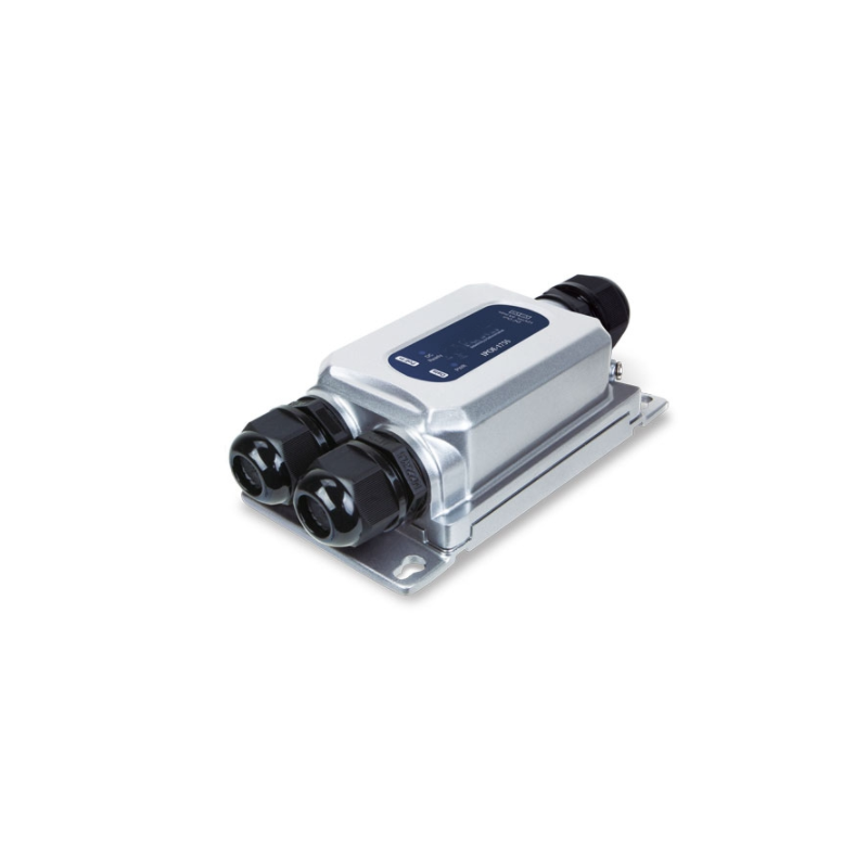 IP67 Poe Injector, 30 Watt PoE+ Gigabit, Slutspam, Supply spänning 24 - 56VDC