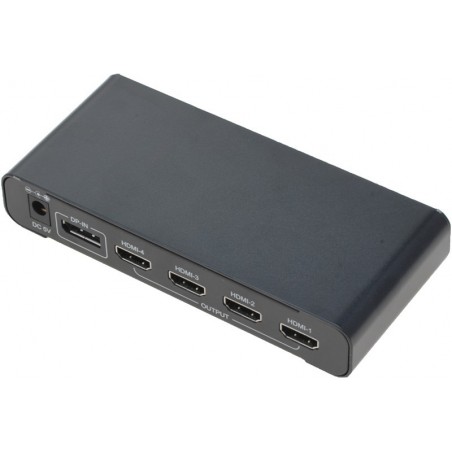 Video Wall Split Screen Out på 4 Skärmar DisplayPort DP Convert Splitter för 4 HDMI-portar