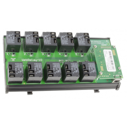 Webrelä över LAN, Internet, 10 X Power Relay 250VAC / 15Amp. Modbus/TCP.