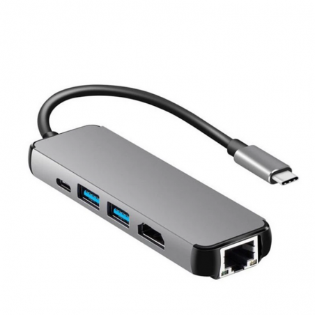 USB-C 3.1 Gen 2 Dockningsenhet med HDMI och Ethernet