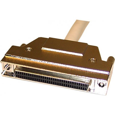 Wide SCSI-förlängningskabel, ½ meter. Mini DB68 hane - mini DB68 hon