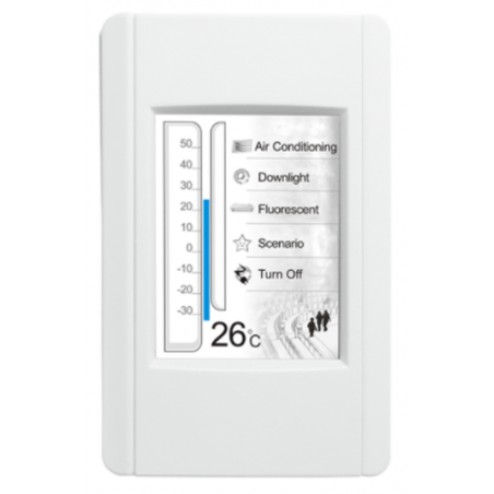 HMI 2.8" Kontrollpanel med pekskärm. Modbus/TCP