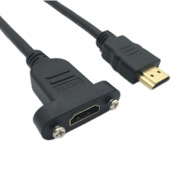 HDMI-förlängningskabel för panel och chassi montering 50cm