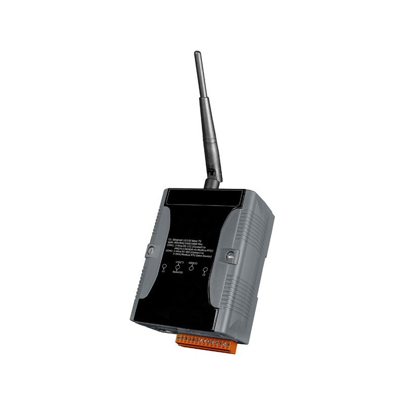 Logic Controller med GSM-modul. Datalogger, en x RJ45 Ethernet, 1 x RS232, 1 x RS485