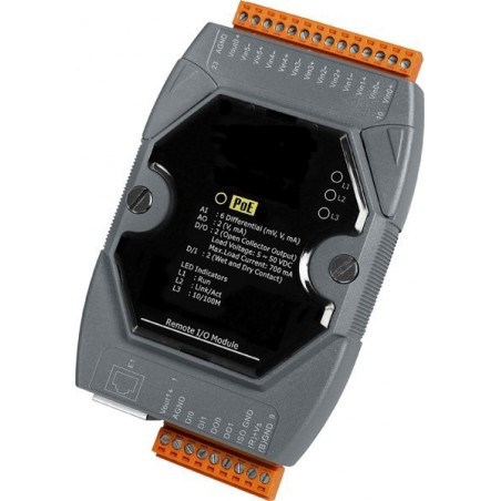 L-CON Controller med 16 x digital ingång, Wet 0 - + 50VDC, 1 x RJ45 Ethernet, Modbus / TCP