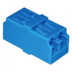 Adaptor hona/hona till LC fiberkablor Multi Mode. Plast