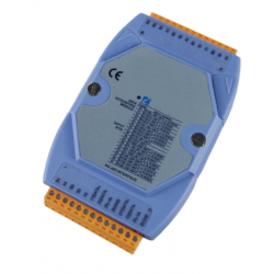 ICPDAS I-7015 är en modul för 6 x temperatursensorer 2-3 tråd, PT100, PT1000, Ni120, CU50 / 100/1000. RS485.