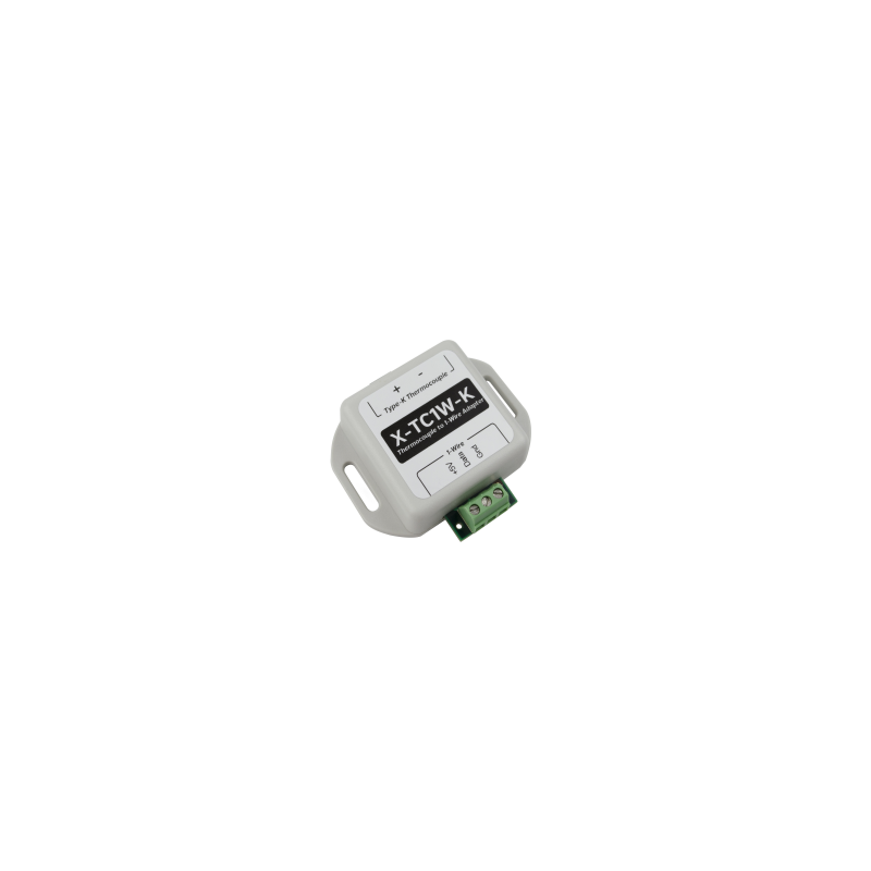 K-termofölare till 1-tråds adapter. K-temperatursensorn ingår ej -200 - + 260 ° C. Adapter med 1-Wire Dallas Chip