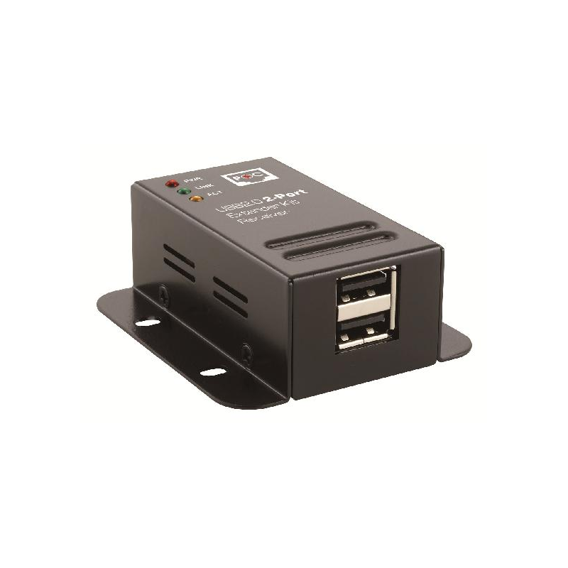 2Port USB2.0, extender, 50 meter, LAN, POC,